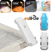 2Brightness Levels Clip On Book Rechargeable USB Lamp Flexible LED Reading Light