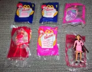 Lot Of 6 Barbie Figures McDonalds Happy Meal Toys Fast Shipping