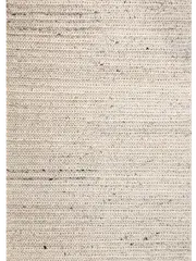 Olivia Natural Braided Pattern Wool Rug