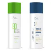 Kit Progressive hair straightening Anti-residue Shampoo+Lisoterapia 2x 1L/33.8oz