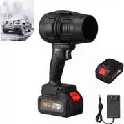 Uta Turbo Jet Fan Air Blower Portable Cordless Turbo Super Power Air Duster Black