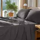 SONORO KATE 100% Egyptian Cotton Sheets Set - 1000 High Thread Count, Luxury 5-S