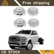 Silver Two Front & Two Rear Wheel Center Hub Caps For Dodge Ram 4500 2019-2021