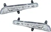 Fog Lights For Chery For Tiggo 3 2014 2015 2016 Car Front Bumper LED DRL Driving Daytime Running Light Daylight Fog Lamp Fog Light Lamp Assembly(Left and Right)
