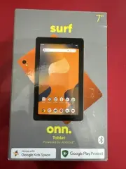 Onn Surf 7" LCD Touchscreen Android Tablet 32GB 2.2GHz 2024 Model Papaya SEALED