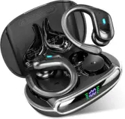 Wireless Earbuds, Bluetooth Headphones 5.3 HiFi Stereo Ear Buds, 80H Bluetooth E