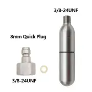 1 Set Paintball-PCP-Refillable CO2-Cartridge With 8mm Male-Quick Disconnect-Plug