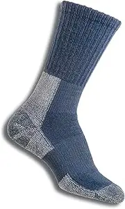 [Thorlos] Women's Trhxw Max Cushion Trail Hiking Crew Socks, Dust Blue, Small