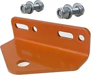 Universal Zero Turn Lawn Mower Trailer Hitch Mount (3"-5"), 3/16'' Thick and Heavy Duty Steel Golf Cart Trailer Hitch Mounting Hardware Included