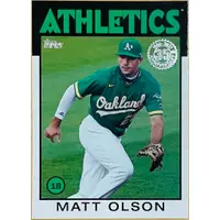 在飛比找蝦皮購物優惠-MATT OLSON 特卡 MLB 2021 Topps 3