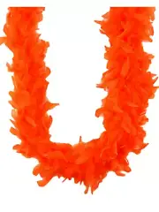 Orange 45 Gm 72" Masquerade Costume Chandelle Feather Boa