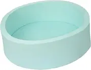 Foam Ball Pool,Ball Pool,Soft,Comfortable,with Zipper,Easy to Clean Round Ball Play Equipment for Living Room,Indoor, Green