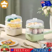 Anti-scald Egg Boiler Double Layer Electric Egg Cooker Egg Steamer for Dumplings