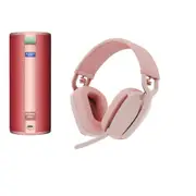 Ultimate Ears BOOM 4 with Logitech Zone Vibe Headset (Raspberry)