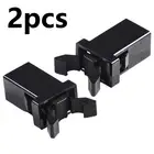 Console Latch Toilet Trash Can Unique Locking 2pcs Black Durability New