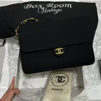 在飛比找蝦皮購物優惠-Chanel vintage 25cm Coco 賈姬布 老