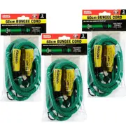 9PCS 60CM Heavy Duty 10MM Strong Stretched Bungee Cord Strap Car Roof Luggage