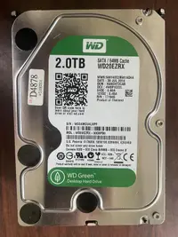 在飛比找露天拍賣優惠-WD 綠 2TB WD20EZRX