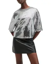 Allsaints Juela Sequin Top