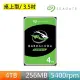 【SEAGATE 希捷】BarraCuda 4TB 3.5吋 5400轉 256MB 桌上型 內接硬碟(ST4000DM004)