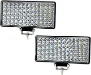ALAGPNPMZH LED Light Bar LED Headlights LED Work Light Driving Lamp For Auto Motorcycle Truck Boat Tractor Trailer Offroad Fog Light 12-85V Lamp assembly(2PCS)