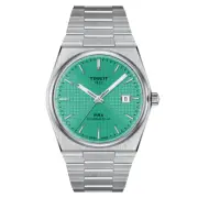 TISSOT PRX POWERMATIC 40 MM STAINLESS STEEL TEAL DIAL WATCH - T137.407.11.091.01