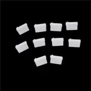 10pcs Clear Rubber A Type Female USB Anti Dust Protector Plugs Stopper Cover CR