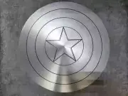 Captain America Shield Unpainted Metal Captain America Shield Metal Cosplay