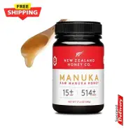 Premium Raw Manuka Honey UMF 15+ MGO 514+ | Authentic 17.6oz from New Zealand