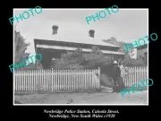 OLD LARGE HISTORIC PHOTO OF THE NEWBRIDGE POLICE STATION NSW 1920 BATHURST AREA