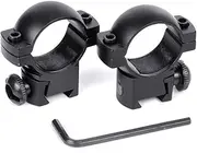 Calitte 25mm Flashlight Mount Torch Fixed Clip with Stainless Steel Screws