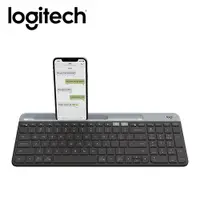 在飛比找ETMall東森購物網優惠-【Logitech 羅技】K580 超薄跨平台藍牙鍵盤 石墨