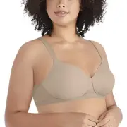 NWT! Vanity Fair Women's Sz 44DDD Breathable Luxe Full Figure Wirefree Bra 71265