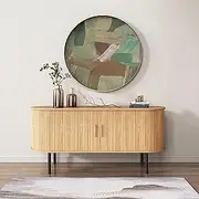 Sideboard with Sliding Doors (Natural)