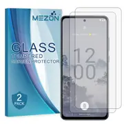 [2 Pack] Nokia X30 5G Tempered Glass Crystal Clear Premium 9H HD Screen Protector by MEZON – Case Friendly, Shock Absorption (Nokia X30 5G, 9H)