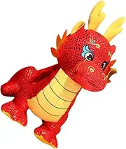 NOLITOY Plush Dragon Chinese Zodiac Dragon Stuffed Doll for Home Decoration Festive Year Celebrations Unique Design for Luck and Prosperity