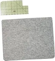 DimyFew Ironing Mat, Pressing Mat, Hot Iron Ruler, Lightweight Ironing Accessories, Felt Ironing Board Mat for Embroidery, DIY Crafts, Set B