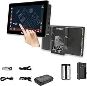 Portkeys LH5P II Camera Control Field Monitor|F750 Battery and Battery Charger Touch Screen |Metal Frame |Bluetooth |Control Function Compatible with DLSR Camera and Gimbals