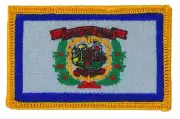 Patch Embroidered Patch Flag Virginie Western USA American United States