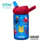 【美國CamelBak】 400ml eddy+ kids兒童吸管運動水瓶RENEW 滑板怪獸 CB2472401041