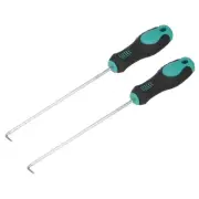 90 Degree Pick Hook 9.45" Puller Remover Removal Tool for Oil Seal O-rings 2Pcs