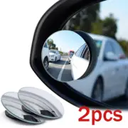 2x Adjustable Car Blind Spot Glass Mirror 360 ° Side Wide Angle Rear View Convex (for: Renault)