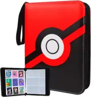 Trading Card Binder 9 Pocket, Portable Card Binder Trading Card Holder with 900