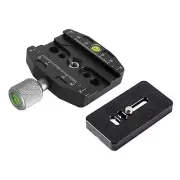 Quick Release Plate Clamp for Tripod Ball Head Aluminum Alloy for Camera 70mm Fo