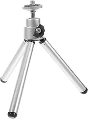 Mobile Phone Tripod Stand Tripod Cellphone Stand Selfie Stick Phone Stand for Video Recording Flexible Phone Tripod Selfie Tripod with Light Cell Phone Tripod Aluminum Alloy Silver