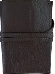 Mark & Graham Brown Pebble Leather Charger Rollup Wrap NIP