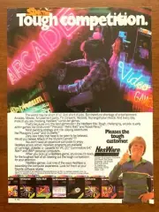 1984 HesWare Software Vintage Print Ad/Poster Computer Video Games Gridrunner