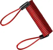 Helmets Lock Cable,Disc Lock Cable for All Kinds of Locks | Disc Lock Reminder Cable, Alarm Lock Security Spring Reminder Cable for Scooter Motorcycle Brake Disc