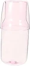 Alipis Stylish Glass Kettle Convenient Water Jar Bedroom Accessory Pitcher Lid Drinking