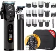 Novah Professional Hair Clippers for Men, Professional Barber Clippers and Tr